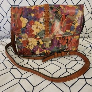 Patricia Nash Bellizzi Crossbody Organizer - Citrus Sunrise